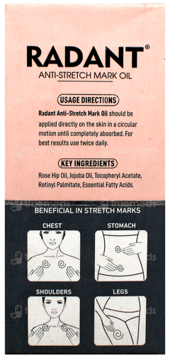 Radant Anti Stretch Mark Oil 30Ml